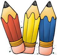 Colorful Clip art pencils